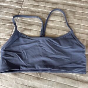 Vuori Dusty Blue Strappy Wireless Sports Bralette
